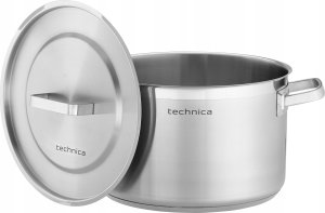 Technica Garnek średni 11,1 l o średnicy 280 mm z pokrywką ze stali nierdzewnej | TECHNICA, Platinum Line 3