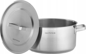 Technica Garnek niski 12,9 l o średnicy 320 mm z pokrywką ze stali nierdzewnej | TECHNICA, Platinum Line 2