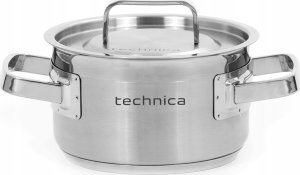 Technica Garnek średni 1,9 l o średnicy 160 mm z pokrywką ze stali nierdzewnej | TECHNICA, Platinum Line 1