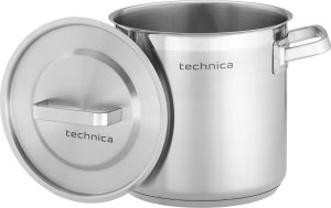 Technica Garnek wysoki 6,3 l o średnicy 200 mm z pokrywką ze stali nierdzewnej | TECHNICA, Platinum Line 2