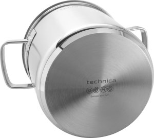 Technica Garnek wysoki 6,3 l o średnicy 200 mm z pokrywką ze stali nierdzewnej | TECHNICA, Platinum Line 3