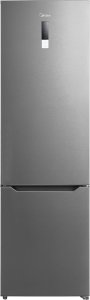 Midea Refrigerator | MDRB424FGE02I | Energy efficiency class E | Free standing | Combi | Height 188 cm | No Frost system | Fridge net capacity 224 L | Freezer net capacity 86 L | 42 dB | Grey 1