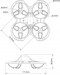 BETAFPV CETUS PRO FRAME KIT 4