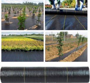 Agrotkanina Heckermann 1,6x10m 70g/m2 Czarno-żółta 9