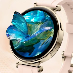 Smartwatch Damski Zegarek - Wodoodporny Rozmowy Menu PL - Złoty dla Kobiety 13