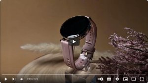 Smartwatch Damski Zegarek - Wodoodporny Rozmowy Menu PL - Złoty dla Kobiety 15