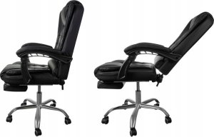 Krzesło biurowe CARPASSION Fotel obrotowy z funkcją leżenia Eko* Skóra 4
