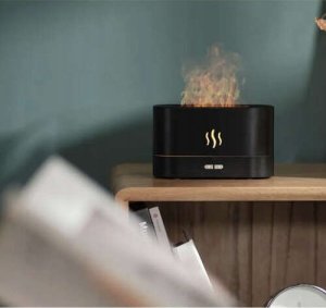 Dyfuzor/Nawilżacz Zapachowy Efekt Ognia LED 2