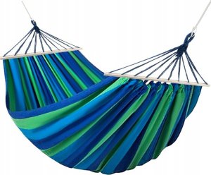 Hamak Wiszący Ogrodowy 2 Osobowy z Linkami XXL 2