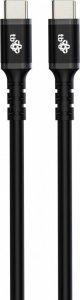 TB Kabel USB C - USB C 3m silikonowy czarny 2.0 1