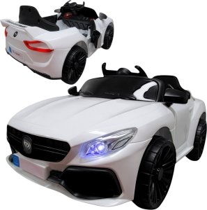 Auto na akumulator dla dzieci Cabrio F6 Białe 1