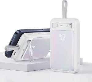 Powerbank USAMS XM Series CD219 10000mAh Magnetic Wireless różowy 5