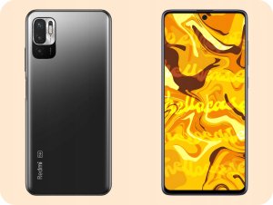 ETUI DO REDMI NOTE 10 5G / POCO M3 PRO / 5G CZARNE MATOWE SILIKON   SZKŁO 3