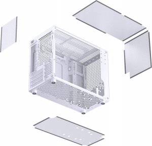 Jonsplus Z20 Micro-ATX Gehäuse, mit Tragegriff - weiß 15