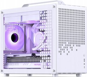 Jonsplus Z20 Micro-ATX Gehäuse, mit Tragegriff - weiß 2