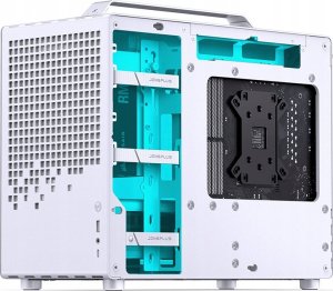 Jonsplus Z20 Micro-ATX Gehäuse, mit Tragegriff - weiß 5
