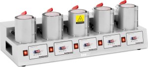 Prasa termotransferowa termiczna na 5 kubków LCD 250 C 1