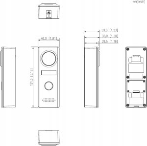 ZESTAW WIDEODOMOFONOWY KTH01 Wi-Fi / 4-Wire DAHUA 10