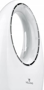 WENTYLATOR BEZŁOPATKOWY PODŁOGOWY OSCYLACJA TIMER PODŚWIETLENIE LED PILOT 6