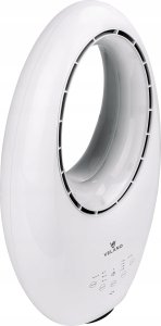 WENTYLATOR BEZŁOPATKOWY PODŁOGOWY OSCYLACJA TIMER PODŚWIETLENIE LED PILOT 7