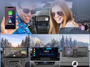 Carpuride W904 Podwójna kamera samochodowa 4K 10'' Carplay&Android nowa 4