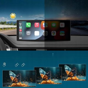 Carpuride C92 Carplay&Android samochodowe radio 9,3'' nawigacja FM/AUX nowe 5