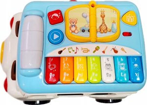 Skleplolki Autko sensoryczne edukacyjne z pianinkiem dla dzieci 15