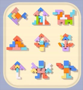 Haba UkÅadanka tetris rÃ³Å¼owa 6
