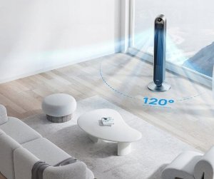 Dreo Wentylator Kolumnowy 25dB z pilotem zdalnego sterowania 4 tryby Nowy 3