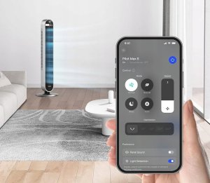 Dreo Wentylator Kolumnowy 25dB z pilotem zdalnego sterowania 4 tryby Nowy 5