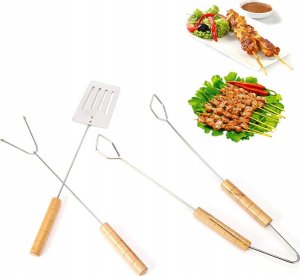 Zestaw grilowy 3w1 Szczypce Łopatka Szpikulec RC-K-942 1