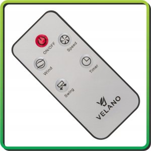 WENTYLATOR KOLUMNOWY PODŁOGOWY OSCYLACJA TIMER WYŚWIETLACZ LCD PILOT 5