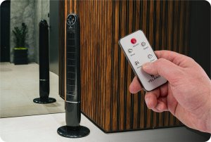 WENTYLATOR KOLUMNOWY PODŁOGOWY OSCYLACJA TIMER WYŚWIETLACZ LCD PILOT 10