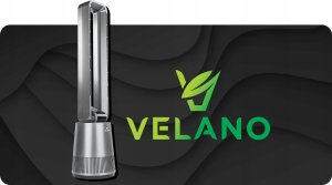 WENTYLATOR BEZŁOPATKOWY PODŁOGOWY OSCYLACJA TIMER WYŚWIETLACZ LCD PILOT 2