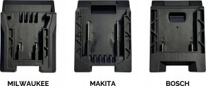 Amazon Basics Viking Explorer pracovní světlo B6948, adaptér pro baterii Milwaukee 5