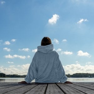 Bluzair Bluza Koc Hoodie Oversize Polska Błękitny 13