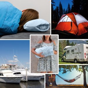 Bluzair Bluza Koc Hoodie Oversize Polska Błękitny 5