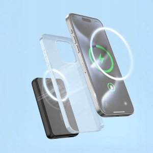 Powerbank Dudao K14S+ 10000mAh 20W USB-A / USB-C / MagSafe z podstawką - czarny 3