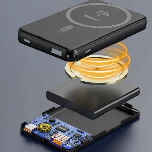 Powerbank Dudao K14S+ 10000mAh 20W USB-A / USB-C / MagSafe z podstawką - czarny 5