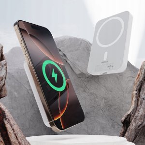 Powerbank Dudao K26S 5000mAh 20W USB-A / USB-C / MagSafe - biały 2