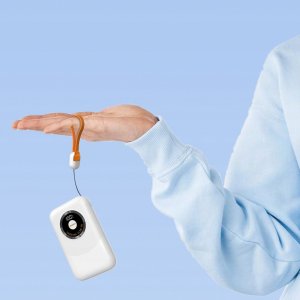 Powerbank Dudao K21 Mini 10000mAh 22.5W USB-A / USB-C - beżowy 6