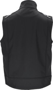 LH-VESTFOLD BS - Bezrękawnik ochronny męski stójka softshell oddychający 4 kieszenie dół regulacja troczki odblaski REGULAR splot twill 100% poliester membrana TPU polar 100%  305 g/m2 L 3