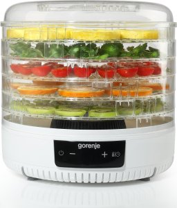 Suszarka Gorenje | Food Dryer | FDK500GCW | Power 380 W | Number of trays 5 | Integrated timer | White 3