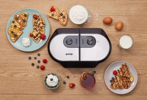 Gorenje | Mini Grill, Waffle plate | WM1400SB | Electric Grill | 1400 W | Diameter 18 cm | Black 4