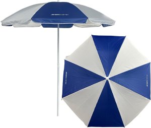 PARASOL PLAŻOWO BALKONOWY 160CM BIAŁO NIEBIESKI 1067643 1