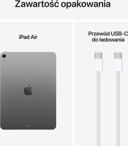 Tablet Apple iPad Air 11" 6 gen. 128 GB Grafitowy (MC9W4HC/A) 2