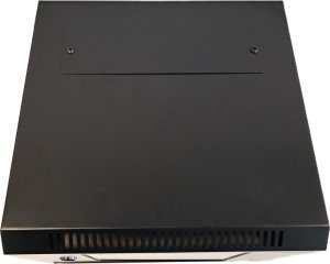 Szafa wisząca RACK 10'', 4U, 300mm, Netrack S-Line, czarna, drzwi szklane 5