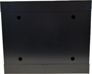 Szafa wisząca RACK 10'', 4U, 300mm, Netrack S-Line, czarna, drzwi szklane 6
