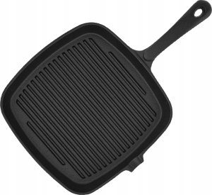 Patelnia Technica Patelnia grillowa, żeliwna, kwadratowa 220x220x35 mm | TECHNICA, Platinum Line 2