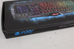 SALE OUT. FURY Spitfire Gaming Keyboard, US Layout, Wired, Black DAMAGED PACKAGING | Fury | Gaming Keyboard | Spitfire | Gaming | Wired | US | DAMAGED PACKAGING | 1.8 m | Black | USB 2.0 one size 2